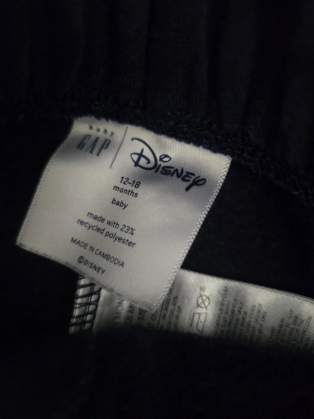 GAP Baby Navy Disney Sweatshirt Top & Bottoms Bundle
